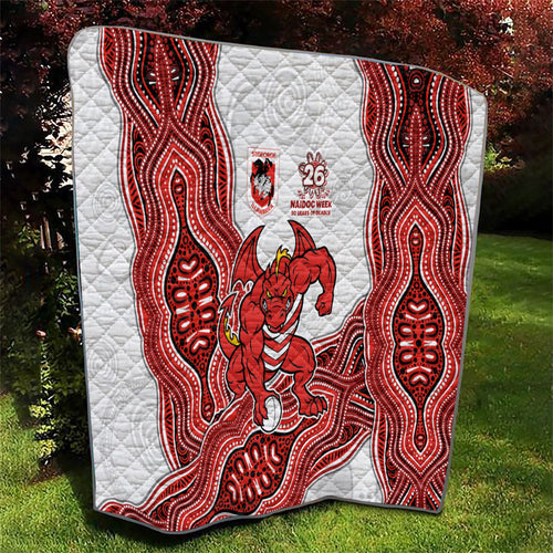 St. George Illawarra Dragons NAIDOC Week 2026 Quilt First Nations of Australia Aboriginal Mascot Rugby