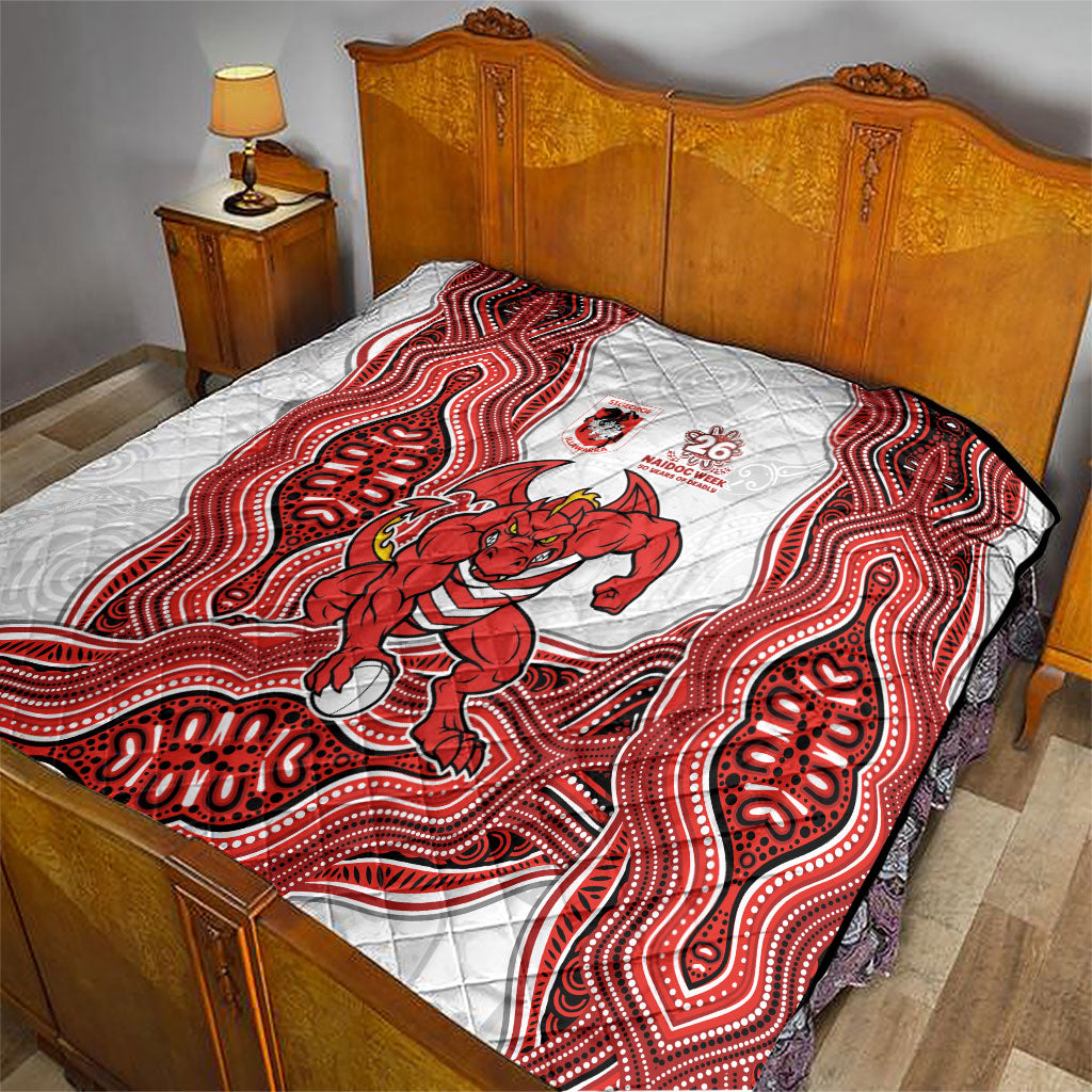 St. George Illawarra Dragons NAIDOC Week 2026 Quilt First Nations of Australia Aboriginal Mascot Rugby