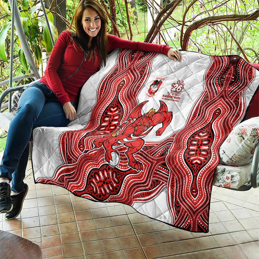 St. George Illawarra Dragons NAIDOC Week 2026 Quilt First Nations of Australia Aboriginal Mascot Rugby