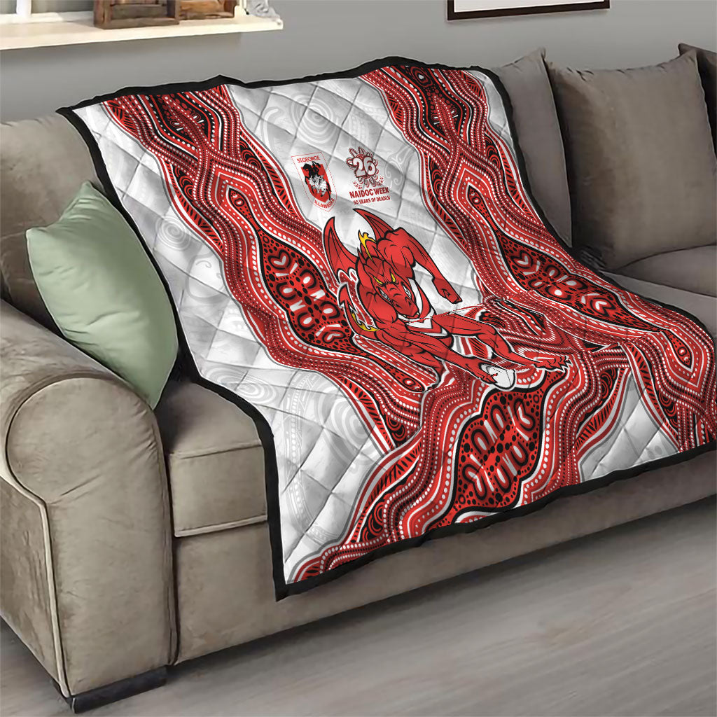 St. George Illawarra Dragons NAIDOC Week 2026 Quilt First Nations of Australia Aboriginal Mascot Rugby