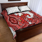 St. George Illawarra Dragons NAIDOC Week 2026 Quilt Bed Set First Nations of Australia Aboriginal Mascot Rugby