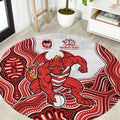 St. George Illawarra Dragons NAIDOC Week 2026 Round Carpet First Nations of Australia Aboriginal Mascot Rugby