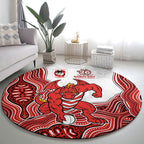 St. George Illawarra Dragons NAIDOC Week 2026 Round Carpet First Nations of Australia Aboriginal Mascot Rugby