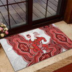 St. George Illawarra Dragons NAIDOC Week 2026 Rubber Doormat First Nations of Australia Aboriginal Mascot Rugby