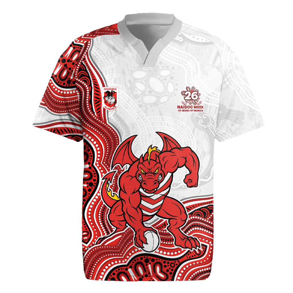 St. George Illawarra Dragons NAIDOC Week 2026 Rugby Jersey First Nations of Australia Aboriginal Mascot Rugby