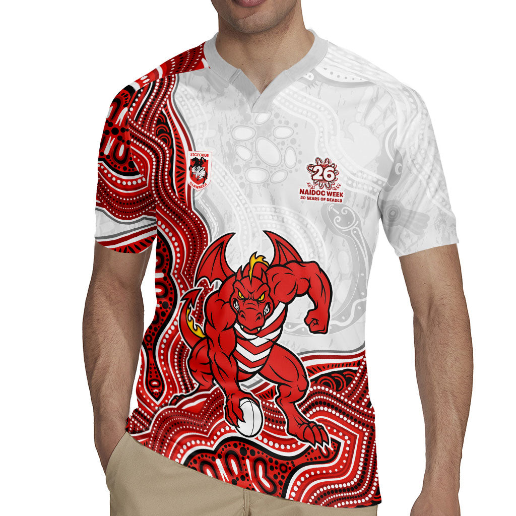 St. George Illawarra Dragons NAIDOC Week 2026 Rugby Jersey First Nations of Australia Aboriginal Mascot Rugby
