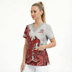 St. George Illawarra Dragons NAIDOC Week 2026 Scrub Top First Nations of Australia Aboriginal Mascot Rugby