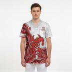 St. George Illawarra Dragons NAIDOC Week 2026 Scrub Top First Nations of Australia Aboriginal Mascot Rugby