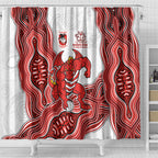 St. George Illawarra Dragons NAIDOC Week 2026 Shower Curtain First Nations of Australia Aboriginal Mascot Rugby