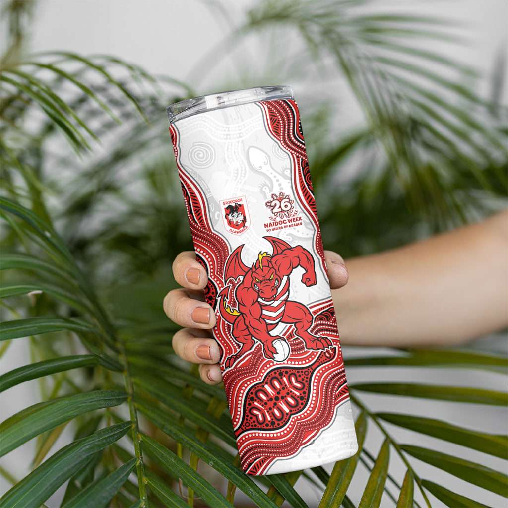 St. George Illawarra Dragons NAIDOC Week 2026 Skinny Tumbler First Nations of Australia Aboriginal Mascot Rugby