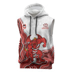 St. George Illawarra Dragons NAIDOC Week 2026 Sleeveless Hoodie First Nations of Australia Aboriginal Mascot Rugby