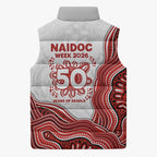 St. George Illawarra Dragons NAIDOC Week 2026 Sleeveless Puffer Jacket First Nations of Australia Aboriginal Mascot Rugby