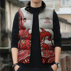 St. George Illawarra Dragons NAIDOC Week 2026 Sleeveless Puffer Jacket First Nations of Australia Aboriginal Mascot Rugby