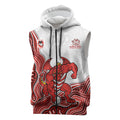St. George Illawarra Dragons NAIDOC Week 2026 Sleeveless Zip Hoodie First Nations of Australia Aboriginal Mascot Rugby