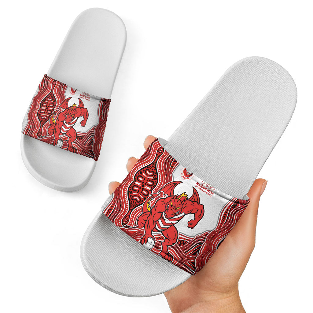 St. George Illawarra Dragons NAIDOC Week 2026 Slide Sandals First Nations of Australia Aboriginal Mascot Rugby