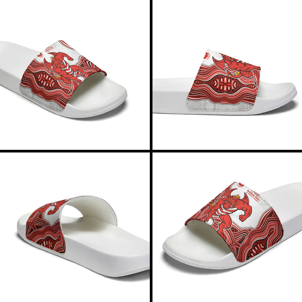 St. George Illawarra Dragons NAIDOC Week 2026 Slide Sandals First Nations of Australia Aboriginal Mascot Rugby