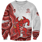 St. George Illawarra Dragons NAIDOC Week 2026 Sweatshirt First Nations of Australia Aboriginal Mascot Rugby