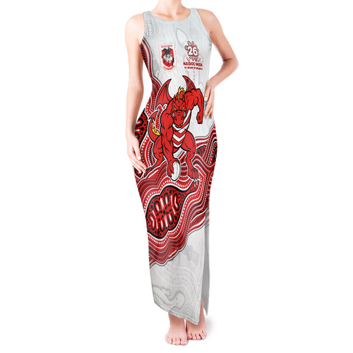 St. George Illawarra Dragons NAIDOC Week 2026 Tank Maxi Dress First Nations of Australia Aboriginal Mascot Rugby