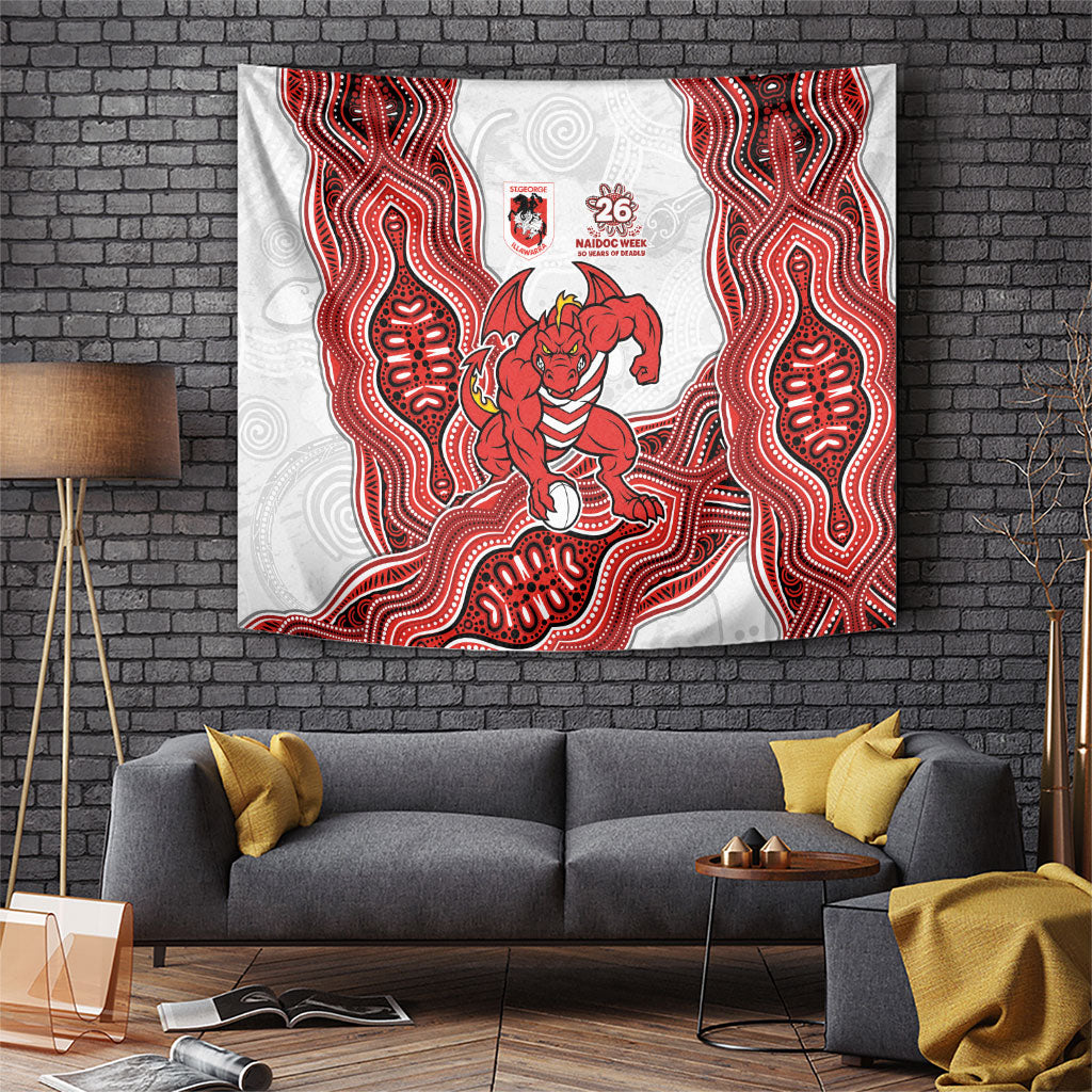 St. George Illawarra Dragons NAIDOC Week 2026 Tapestry First Nations of Australia Aboriginal Mascot Rugby