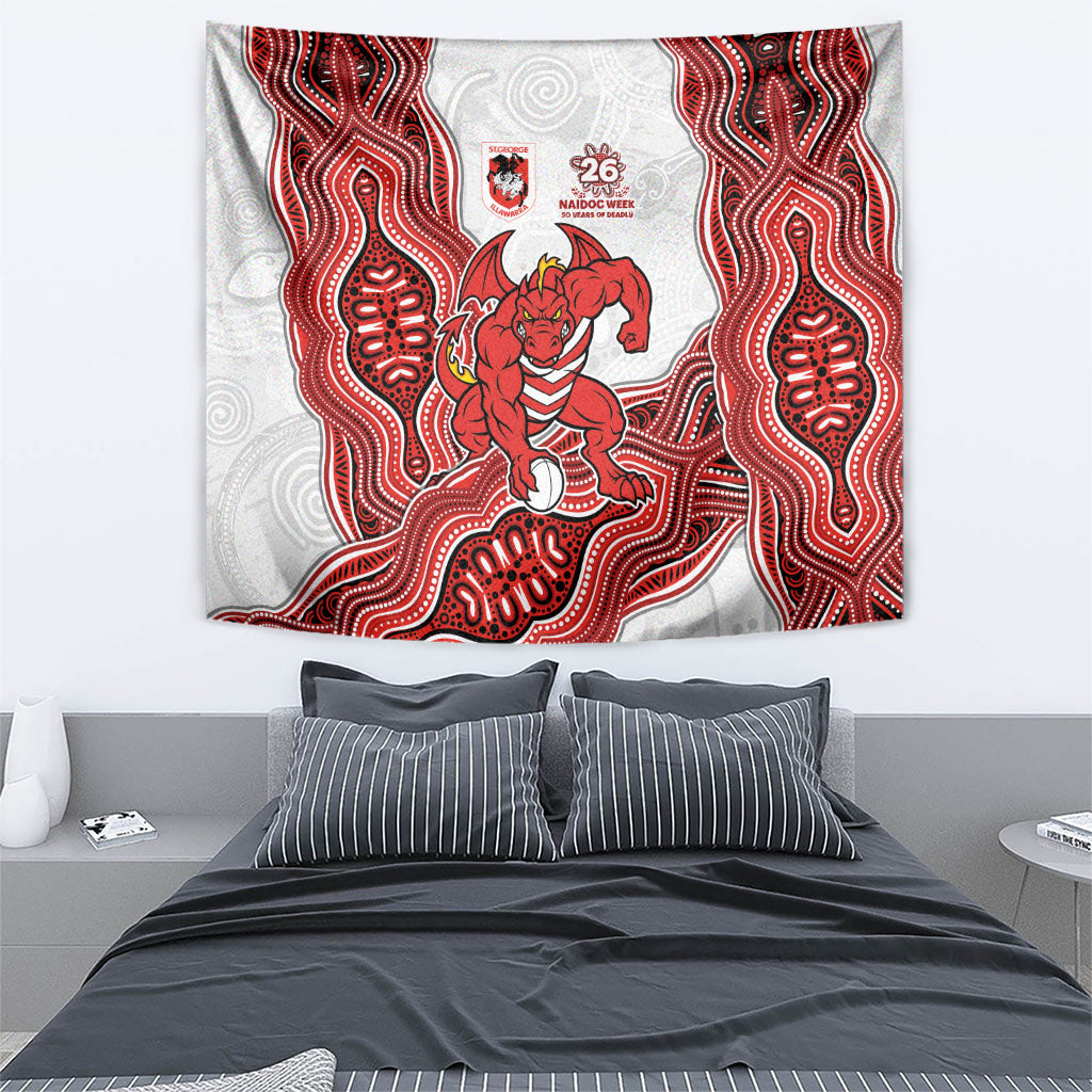 St. George Illawarra Dragons NAIDOC Week 2026 Tapestry First Nations of Australia Aboriginal Mascot Rugby