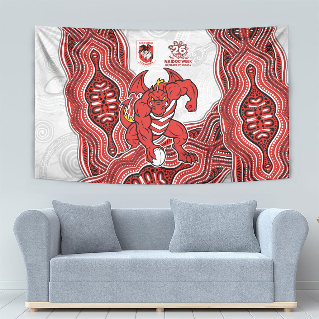 St. George Illawarra Dragons NAIDOC Week 2026 Tapestry First Nations of Australia Aboriginal Mascot Rugby