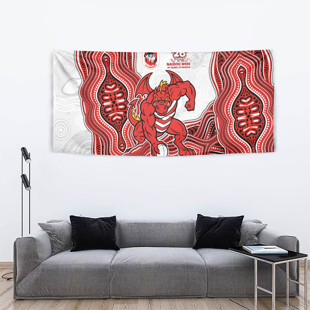St. George Illawarra Dragons NAIDOC Week 2026 Tapestry First Nations of Australia Aboriginal Mascot Rugby