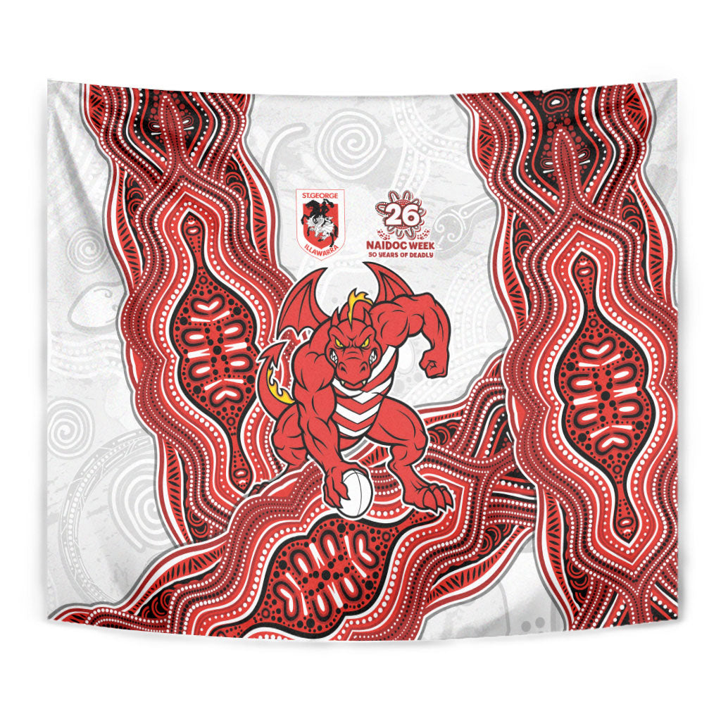 St. George Illawarra Dragons NAIDOC Week 2026 Tapestry First Nations of Australia Aboriginal Mascot Rugby
