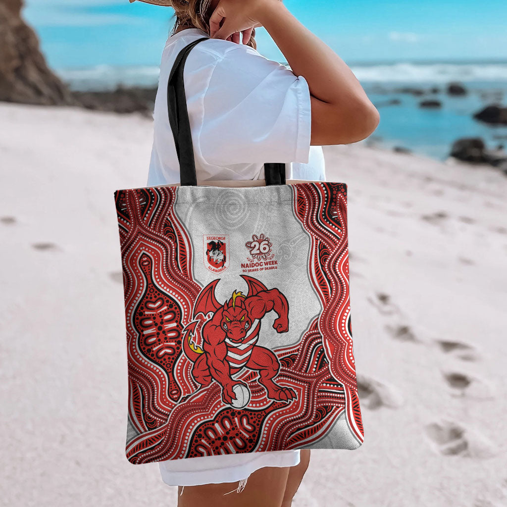 St. George Illawarra Dragons NAIDOC Week 2026 Tote Bag First Nations of Australia Aboriginal Mascot Rugby
