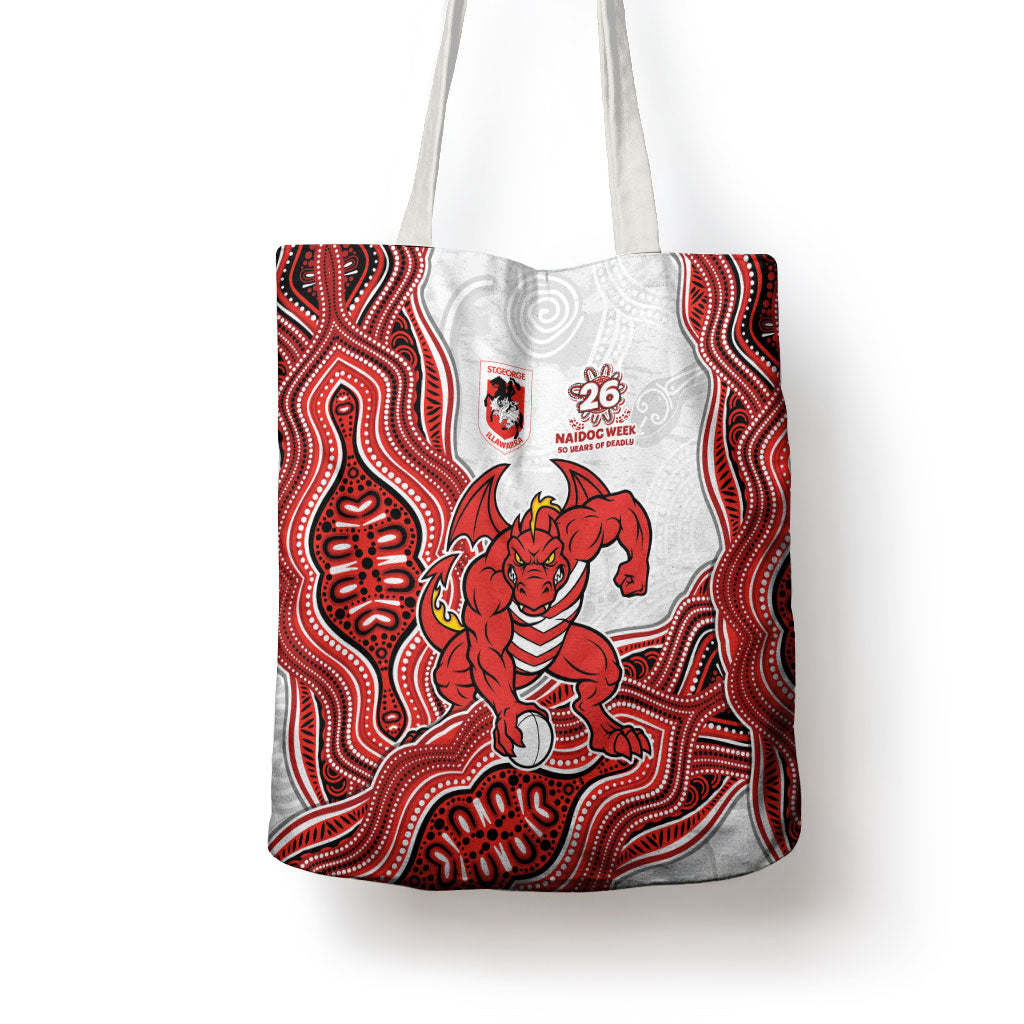 St. George Illawarra Dragons NAIDOC Week 2026 Tote Bag First Nations of Australia Aboriginal Mascot Rugby