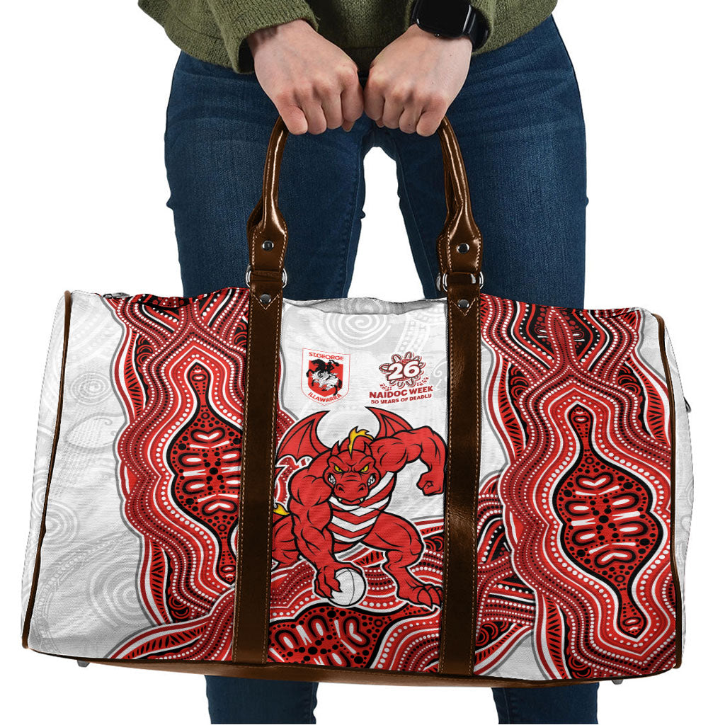 St. George Illawarra Dragons NAIDOC Week 2026 Travel Bag First Nations of Australia Aboriginal Mascot Rugby