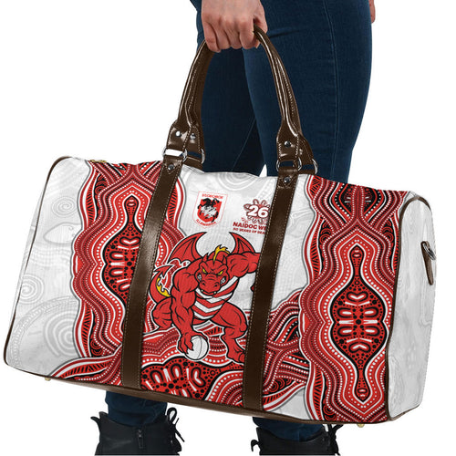 St. George Illawarra Dragons NAIDOC Week 2026 Travel Bag First Nations of Australia Aboriginal Mascot Rugby