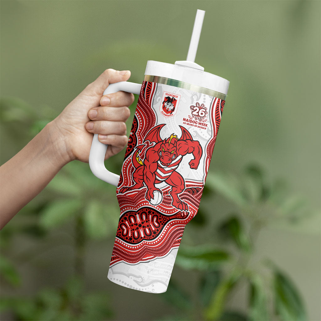 St. George Illawarra Dragons NAIDOC Week 2026 Tumbler With Handle First Nations of Australia Aboriginal Mascot Rugby