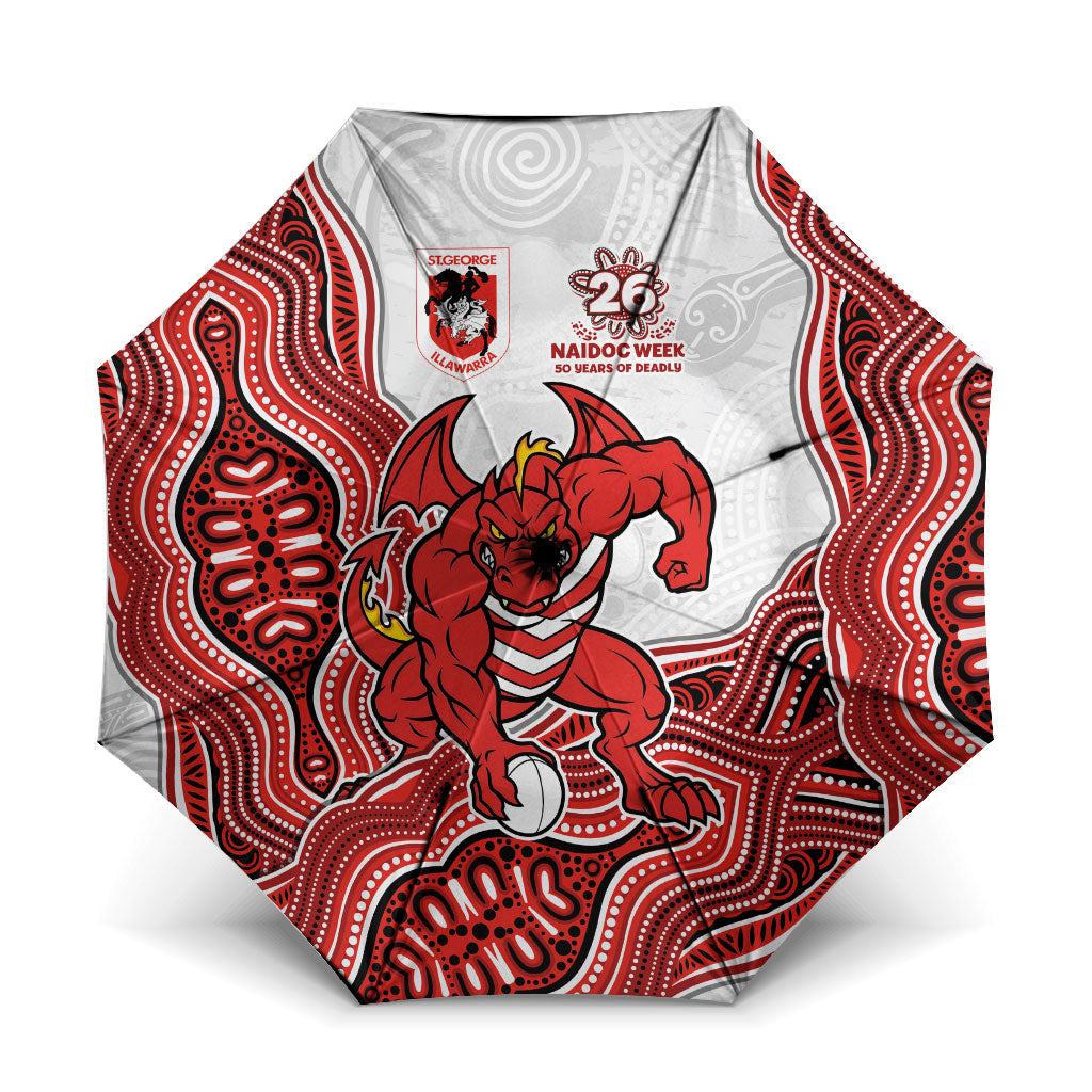 St. George Illawarra Dragons NAIDOC Week 2026 Umbrella First Nations of Australia Aboriginal Mascot Rugby