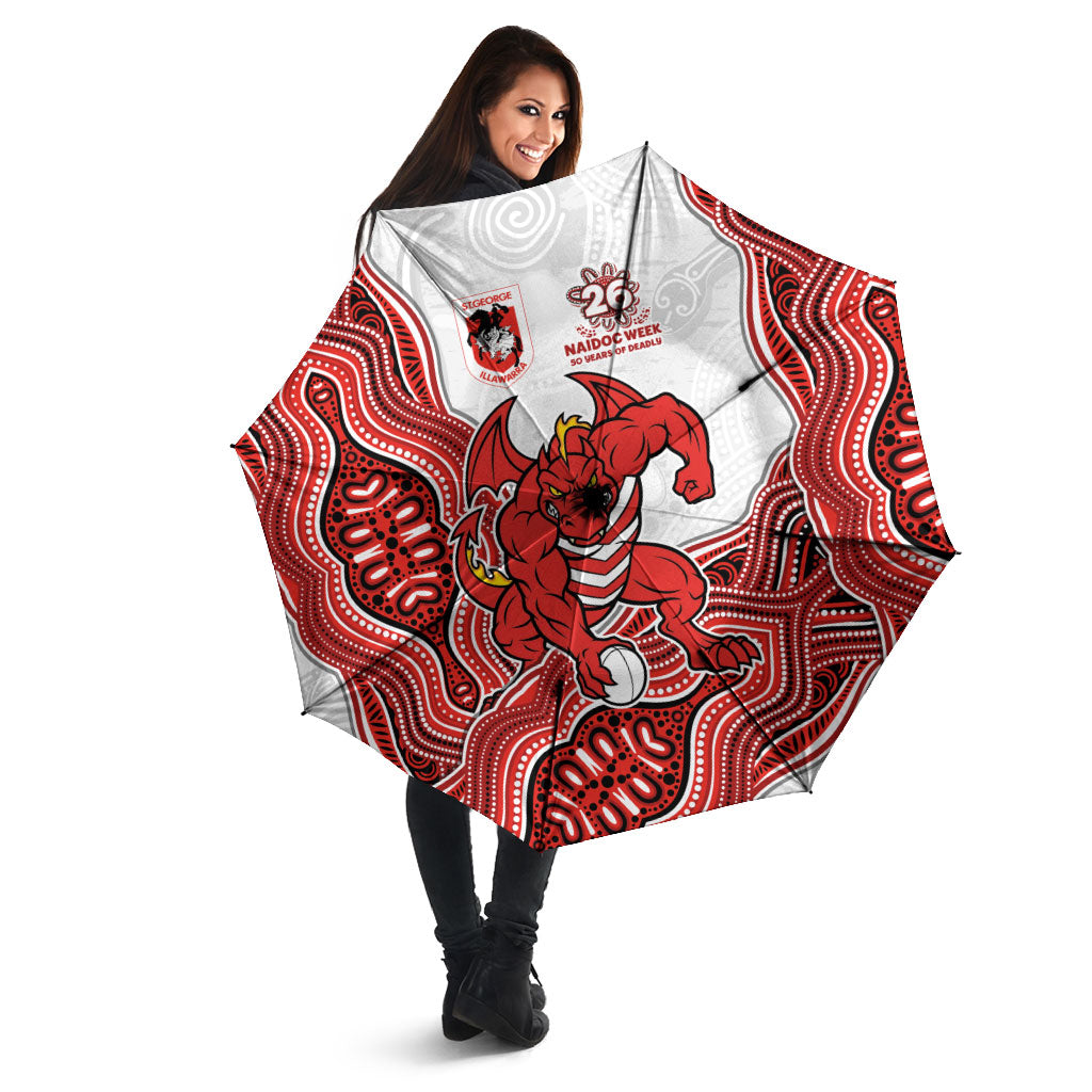 St. George Illawarra Dragons NAIDOC Week 2026 Umbrella First Nations of Australia Aboriginal Mascot Rugby