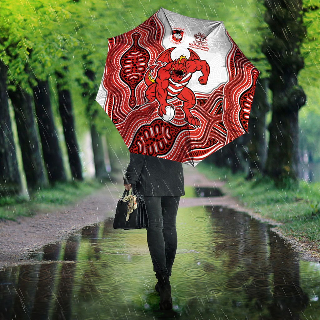 St. George Illawarra Dragons NAIDOC Week 2026 Umbrella First Nations of Australia Aboriginal Mascot Rugby