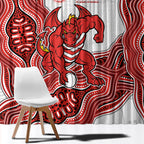 St. George Illawarra Dragons NAIDOC Week 2026 Window Curtain First Nations of Australia Aboriginal Mascot Rugby