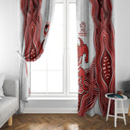St. George Illawarra Dragons NAIDOC Week 2026 Window Curtain First Nations of Australia Aboriginal Mascot Rugby