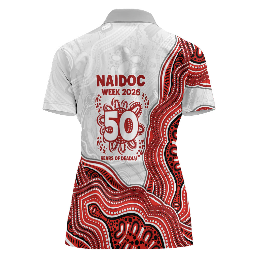 St. George Illawarra Dragons NAIDOC Week 2026 Women Polo Shirt First Nations of Australia Aboriginal Mascot Rugby