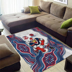 Sydney Roosters NAIDOC Week 2026 Area Rug First Nations of Australia Aboriginal Mascot Rugby