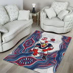 Sydney Roosters NAIDOC Week 2026 Area Rug First Nations of Australia Aboriginal Mascot Rugby