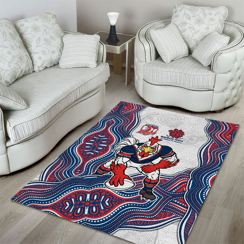 Sydney Roosters NAIDOC Week 2026 Area Rug First Nations of Australia Aboriginal Mascot Rugby