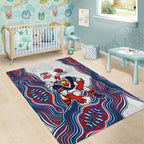 Sydney Roosters NAIDOC Week 2026 Area Rug First Nations of Australia Aboriginal Mascot Rugby