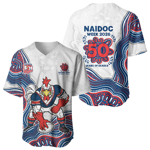 Sydney Roosters NAIDOC Week 2026 Baseball Jersey First Nations of Australia Aboriginal Mascot Rugby