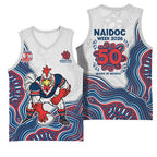 Sydney Roosters NAIDOC Week 2026 Basketball Jersey First Nations of Australia Aboriginal Mascot Rugby