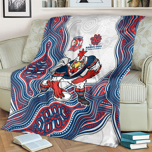 Sydney Roosters NAIDOC Week 2026 Blanket First Nations of Australia Aboriginal Mascot Rugby