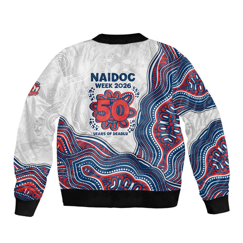 Sydney Roosters NAIDOC Week 2026 Bomber Jacket First Nations of Australia Aboriginal Mascot Rugby