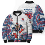 Sydney Roosters NAIDOC Week 2026 Bomber Puffer Jacket First Nations of Australia Aboriginal Mascot Rugby