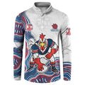 Sydney Roosters NAIDOC Week 2026 Button Sweatshirt First Nations of Australia Aboriginal Mascot Rugby