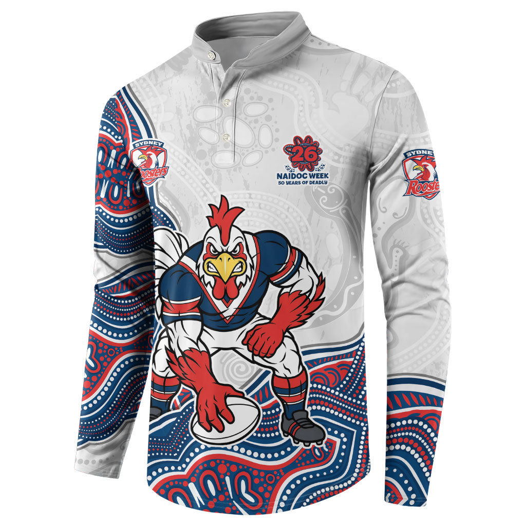 Sydney Roosters NAIDOC Week 2026 Button Sweatshirt First Nations of Australia Aboriginal Mascot Rugby