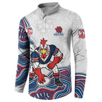 Sydney Roosters NAIDOC Week 2026 Button Sweatshirt First Nations of Australia Aboriginal Mascot Rugby